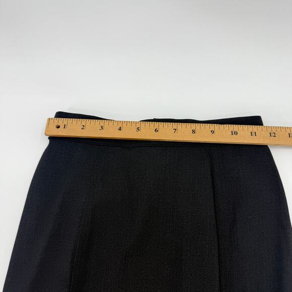 DOLCE & GABBANA Womens Wool Pencil Skirt Size IT 38 US XS Dark Grey Quiet Luxury - Picture 5 of 9